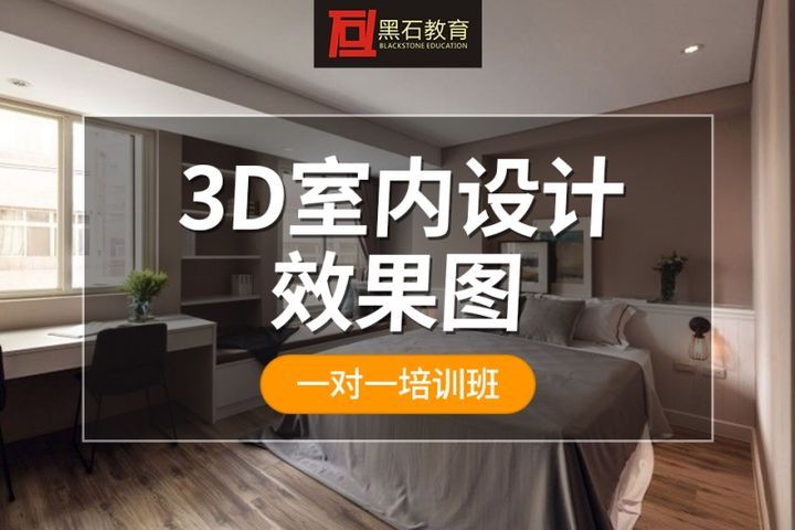 成都黑石设计教育3D室内设计效果图一对一培训班